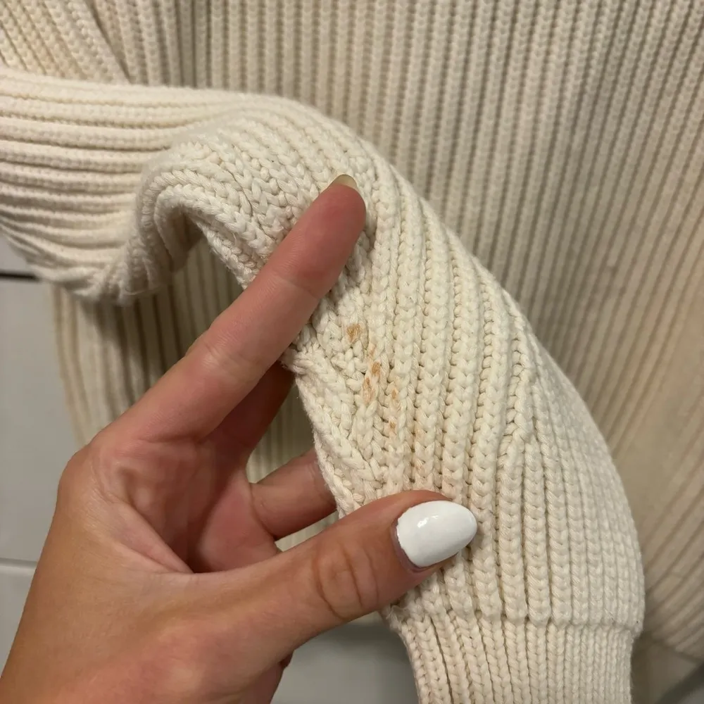 Max Mara Weekend Cream Ribbed Sweater - Image 11