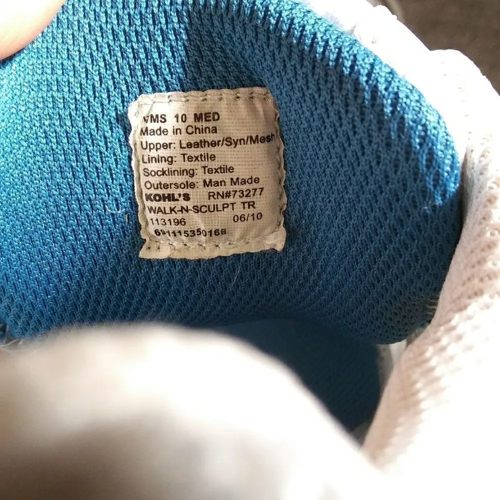 FILA FilaFit Womens 10 Med Walking Sneaker Shoes - Image 8