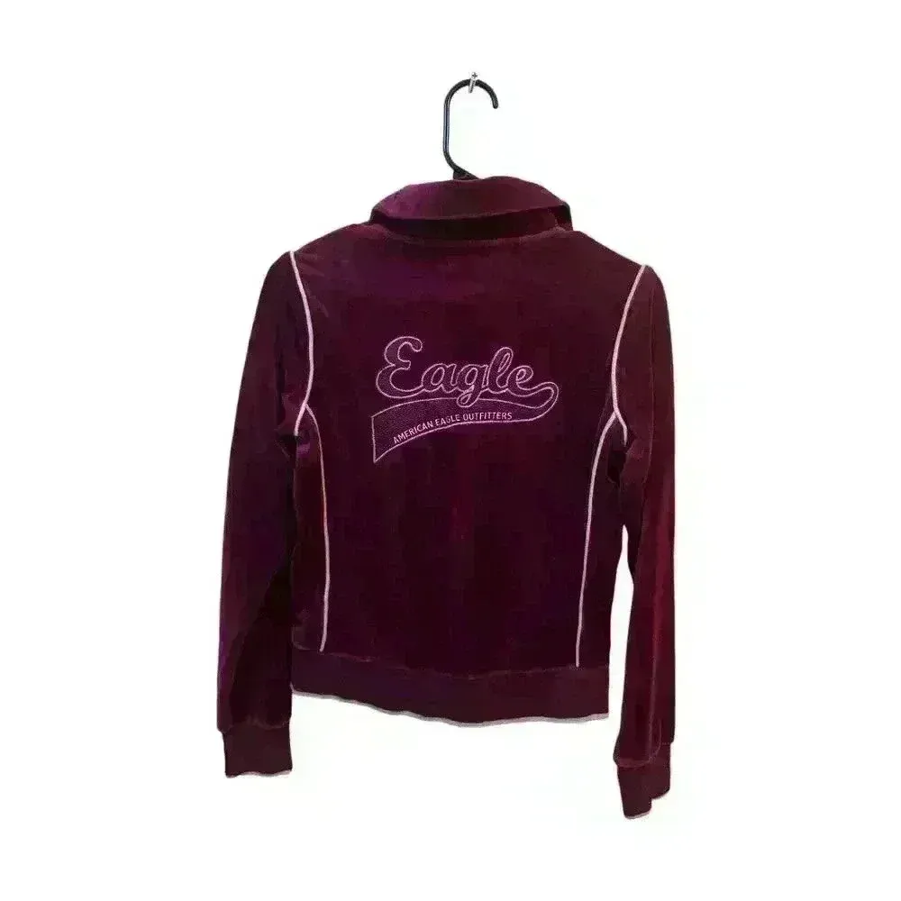 American Eagle Active Full Zip Jacket Barbie Core Size Women’s Medium - Image 3