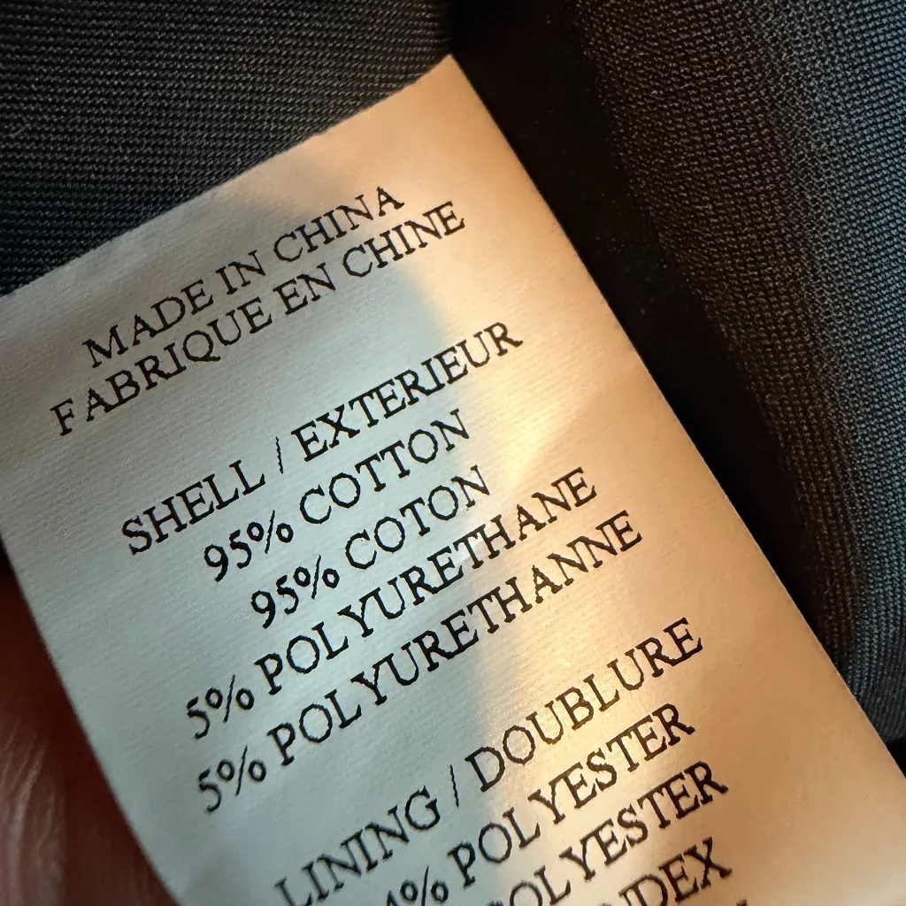 Theory Black Denim Double Breasted Blazer Jacket Button Down Size 2 Women's - Image 10