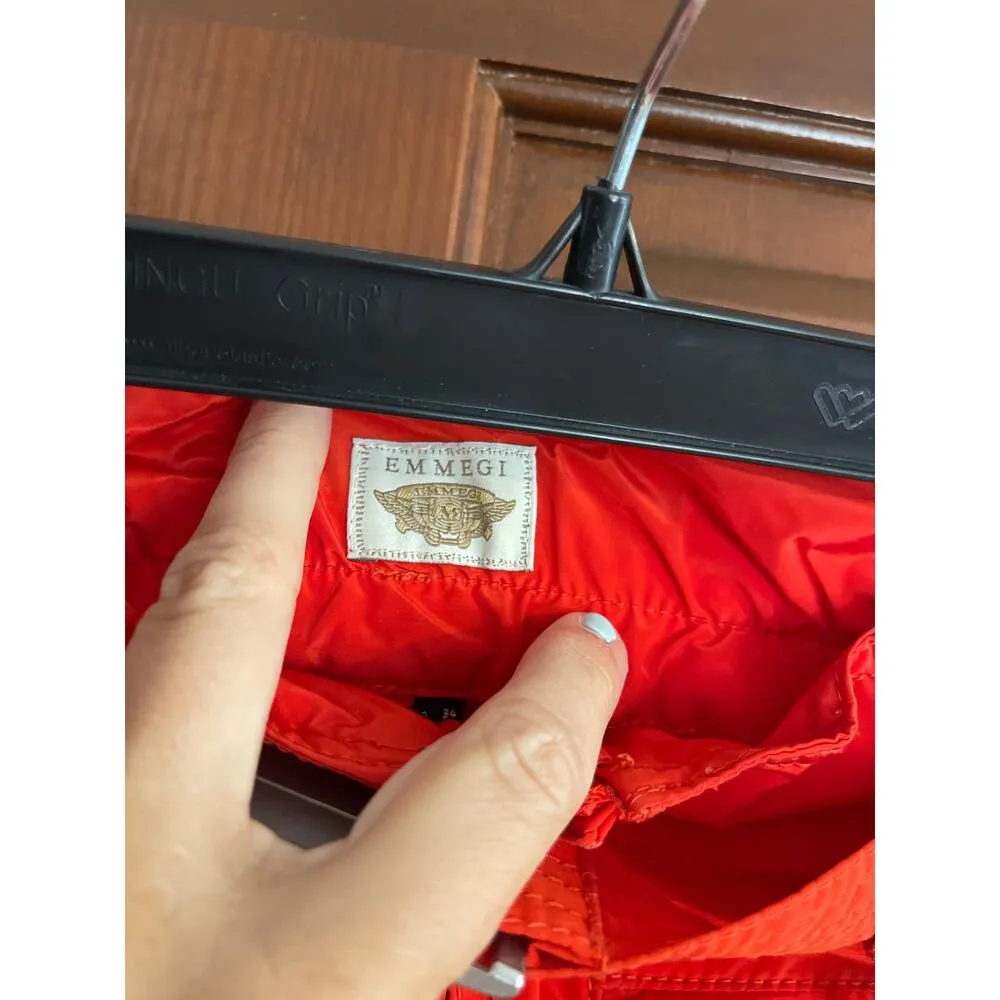 EMMEGI SKI PANTS SIZE 4 Red - Image 4
