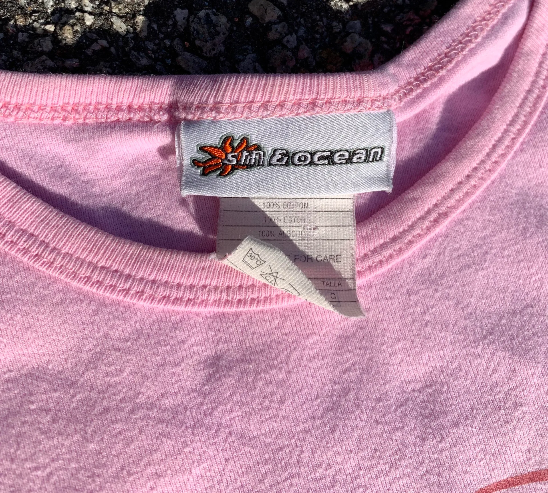 Vintage UGA crop top Pink - Image 5