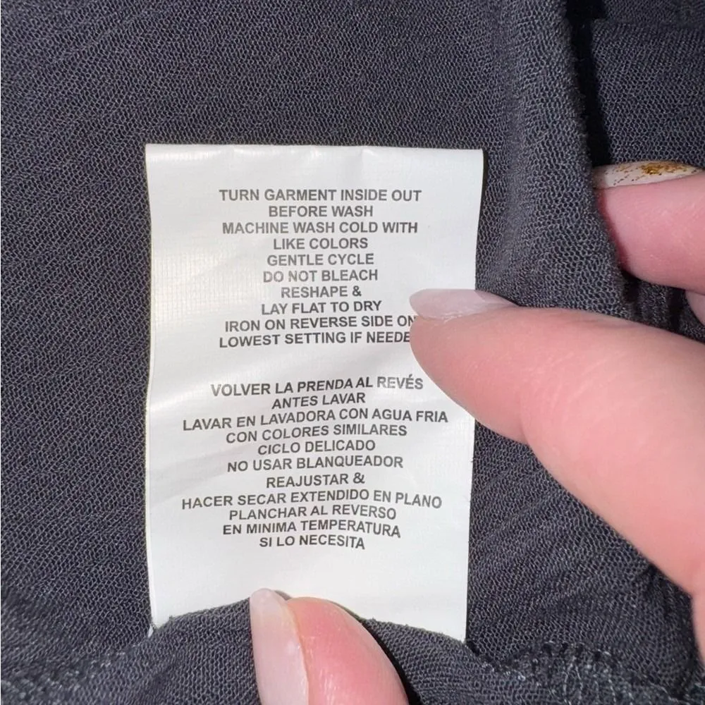 Taylor &‎ Sage Sleeveless Black Lace Mock Neck Tank Top Blouse Elegant Casual - Image 8