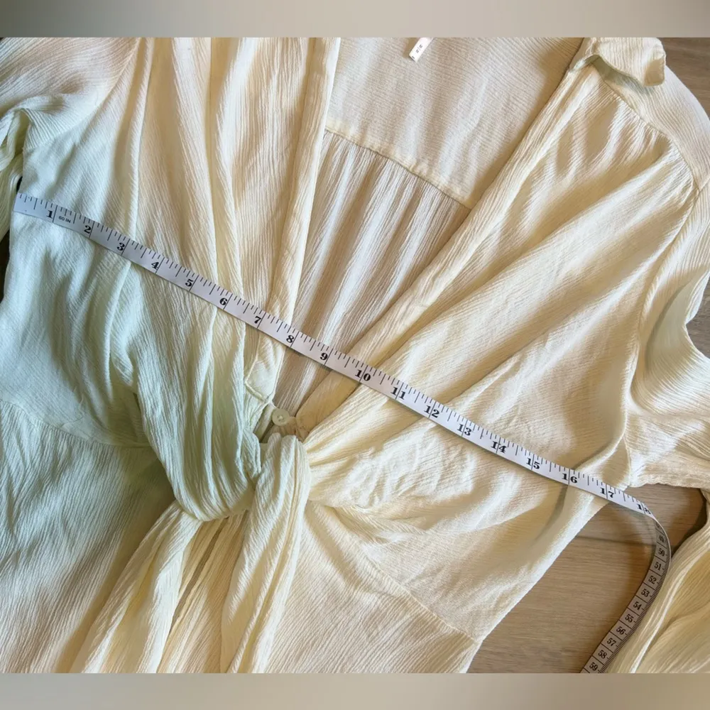 Free People Tara Twist Mini Dress Cover Up Size Medium - Image 5