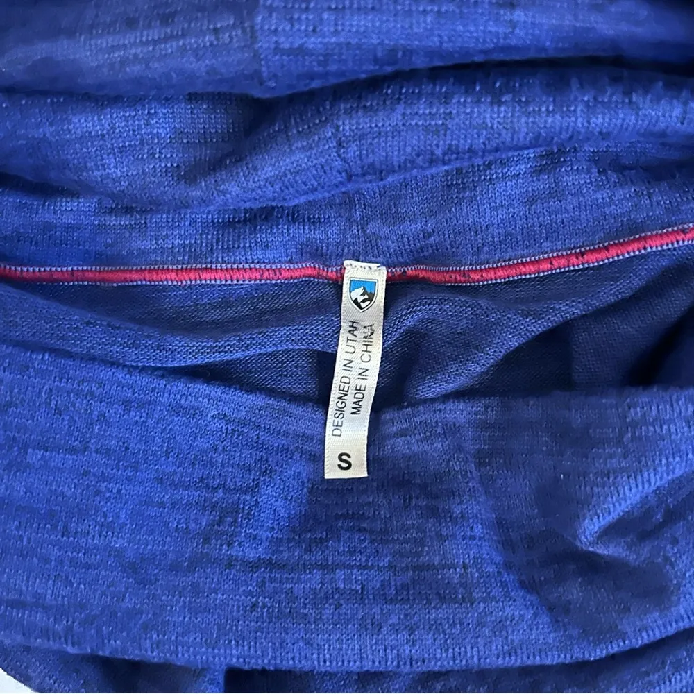 Kuhl Ultra Violet Size Small Knit Cowlneck Cozy Pullover Winter Lounge Skiing. - Image 6