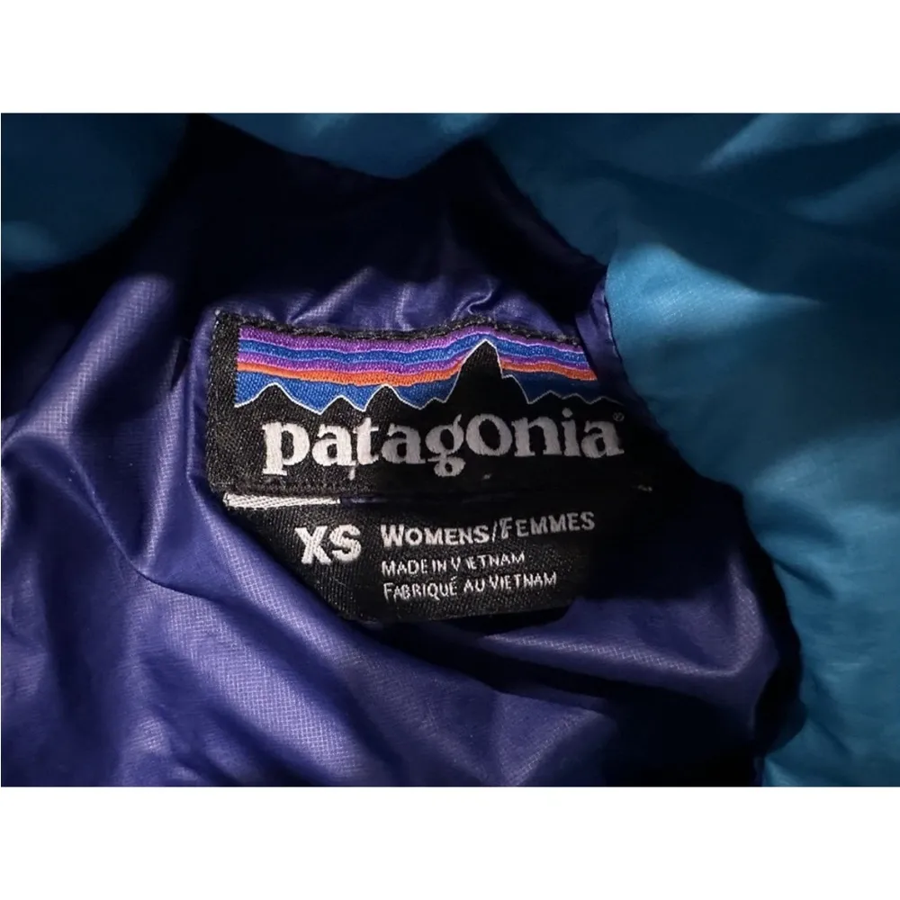 Patagonia Curaçao Blue Nano Puff Pullover Women’s Size XS - Image 6