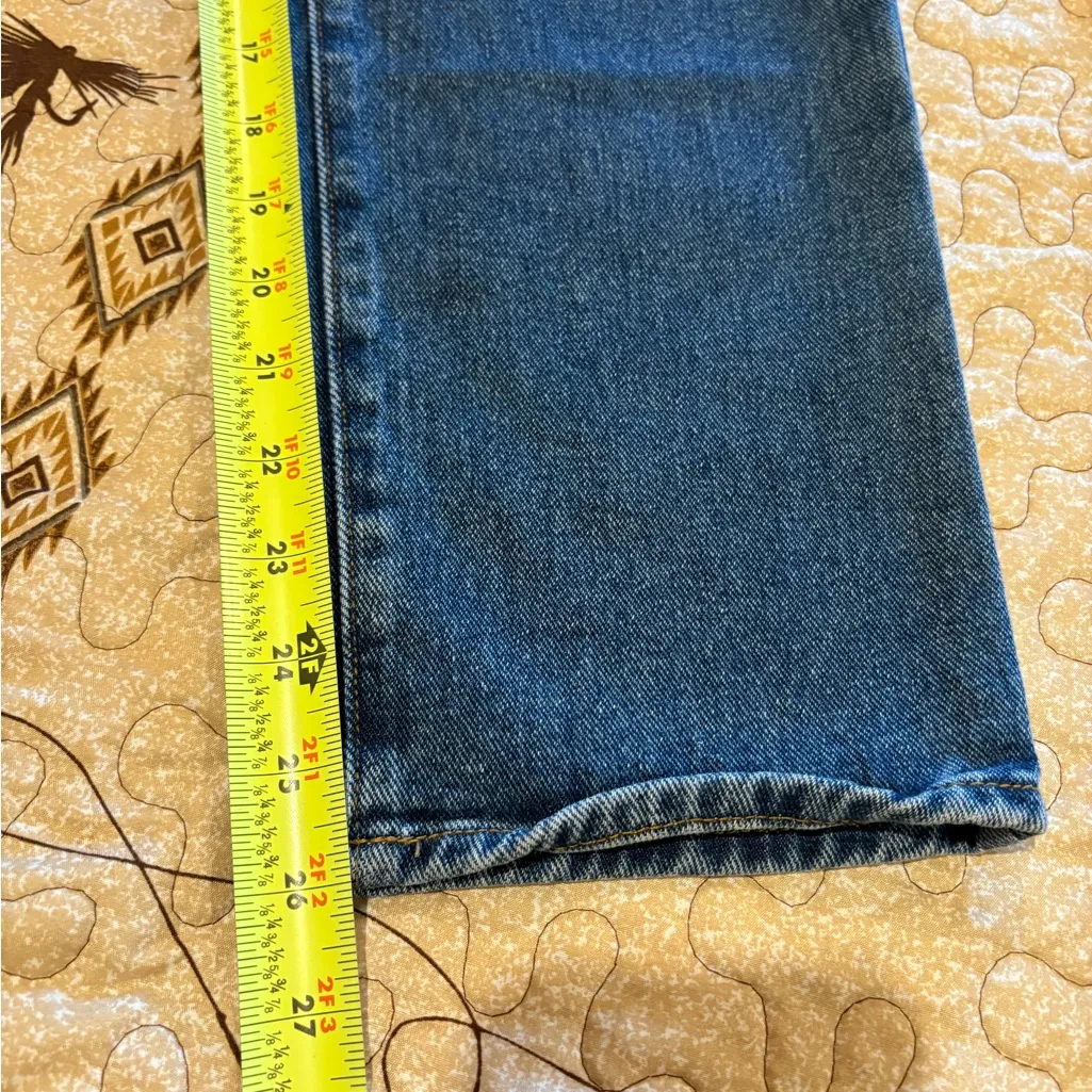 PacSun Mom Jeans. Relaxed fit, Distressed Blue Jeans women’s 28 - Image 9