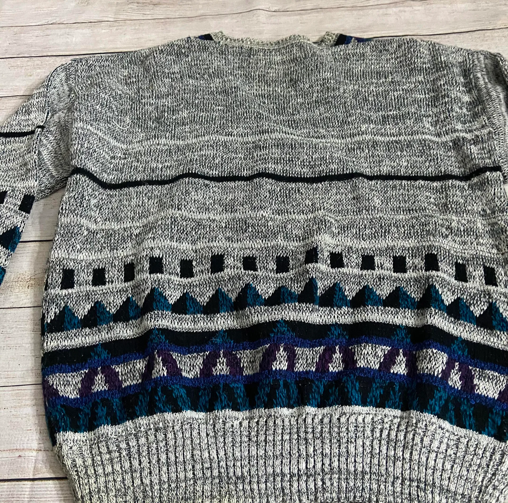 Michael Gerald Ltd Vintage Sweater Gray Size L - Image 6