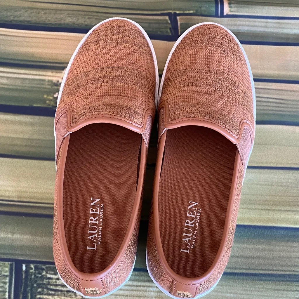 NWT Lauren Ralph Lauren
Women's Jinny Slip-On Sneakers - Image 6