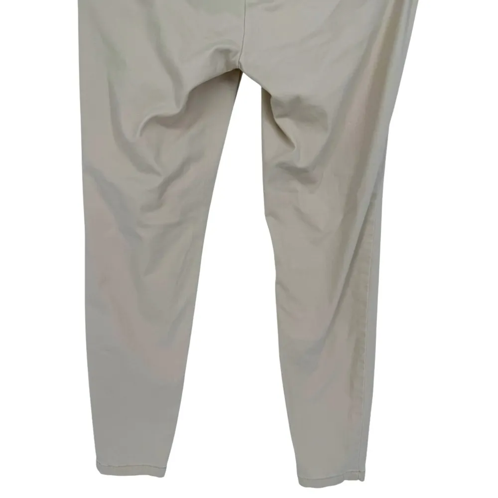 NWT LOFT Women’s 2023 Mid Rise Skinny Ankle Pants Light‎ Khaki Size 4 Preppy - Image 9
