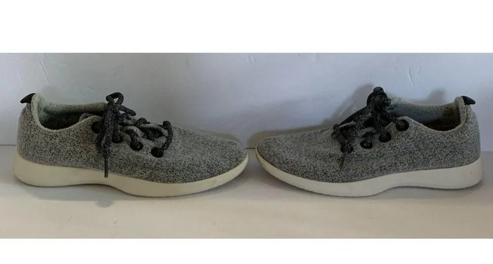 ALLBIRDS Wool Runners Mizzles lightweight gray athletic shoes sneakers 8 RARE - Image 4