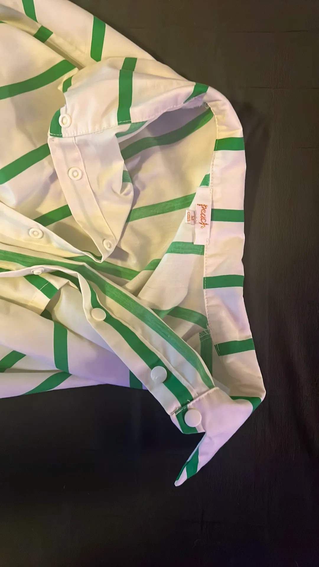 long sleeve striped button up Multi Size M - Image 2