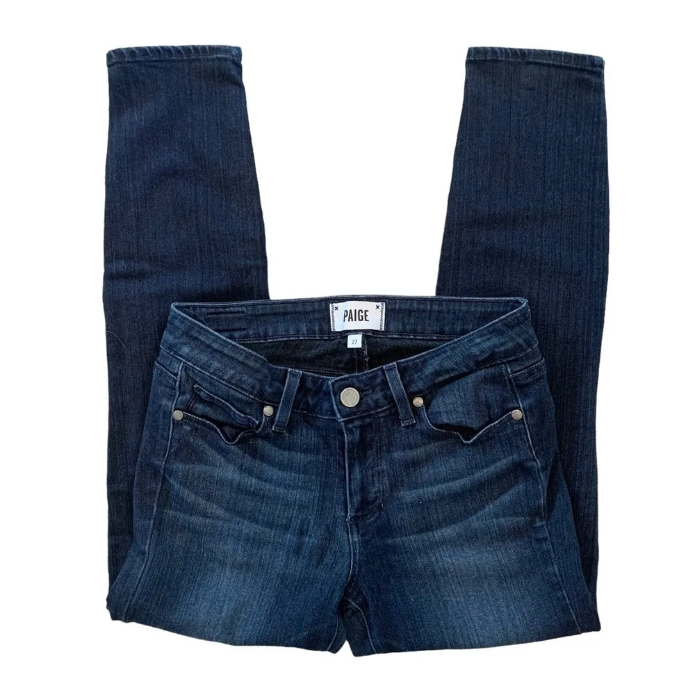 Women's Paige Verdugo Transcend Mid-Rise Ankle Skinny Jeans size 27 - Image 8