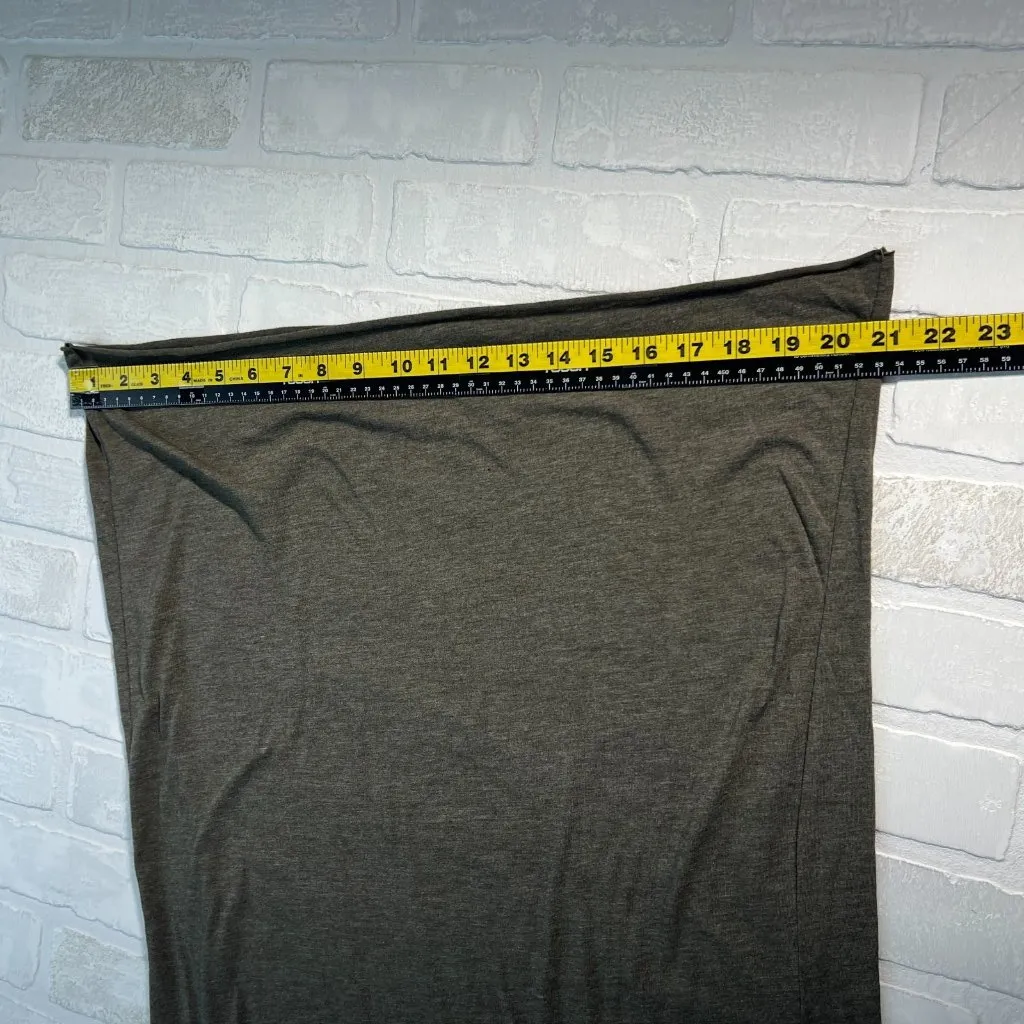 Natural Life jumpsuit Womens One Size Gray Green Wide Leg V-neck Pockets Comfy‎ - Image 12