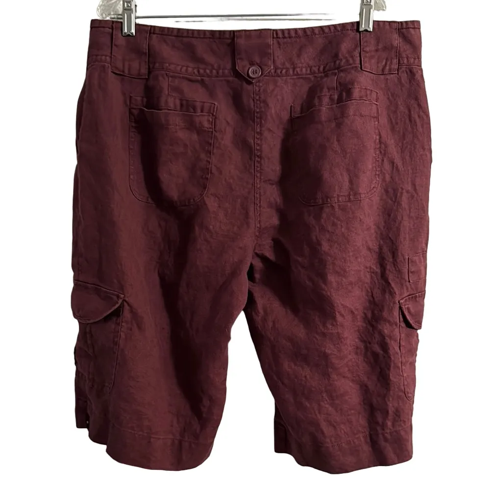 CAbi Dark Red Cargo Shorts - Image 8