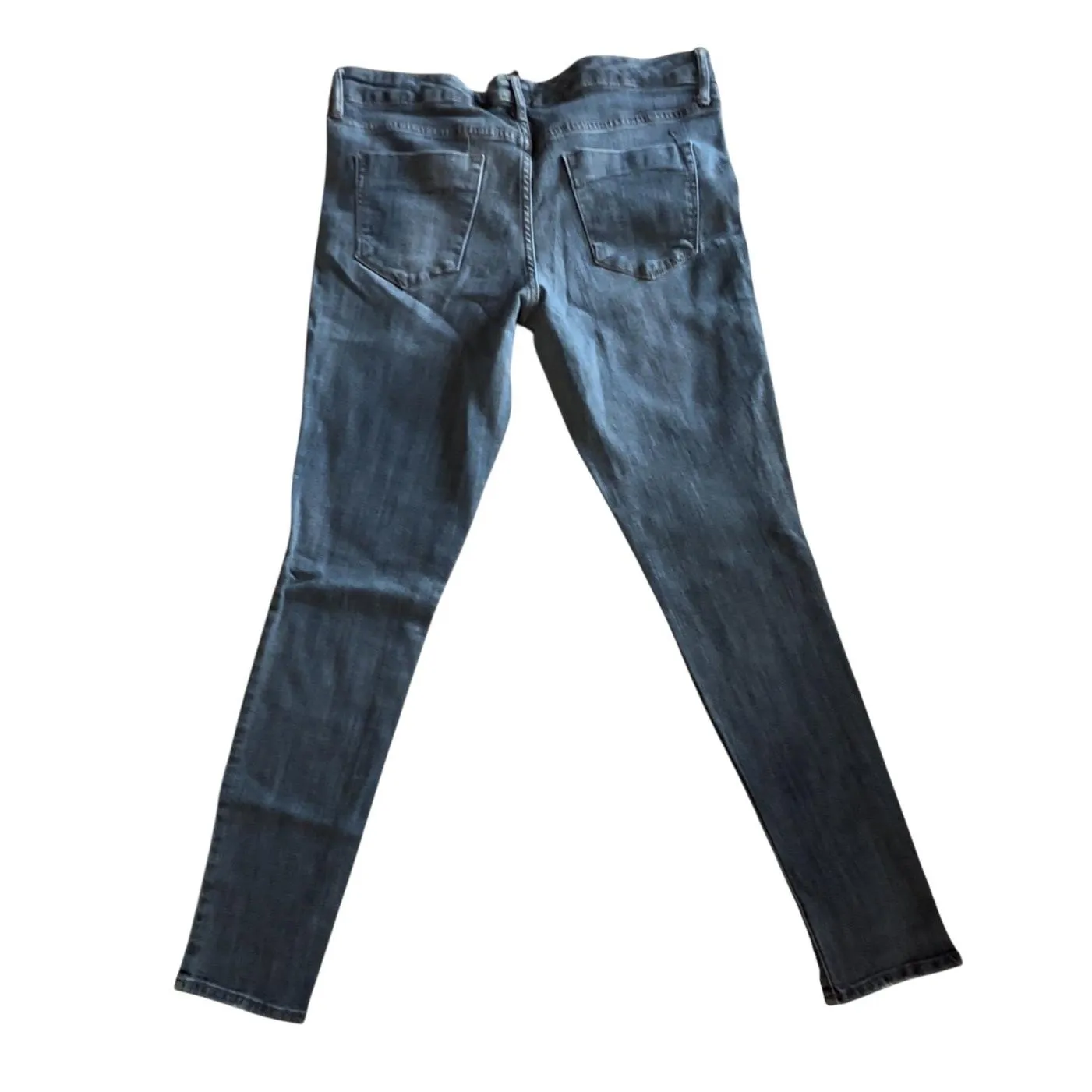 Mossimo Jeans Womens Medium Blue Wash Skinny Stretch Denim Size 12/31R - Image 3