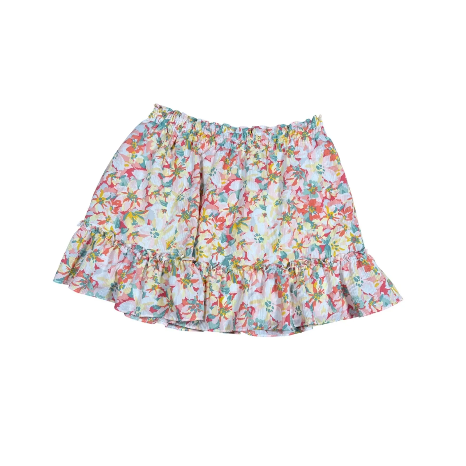 Lauren Conrad Floral Ruffle Skirt‎ XL Womens Colorful Spring Summer - Image 2