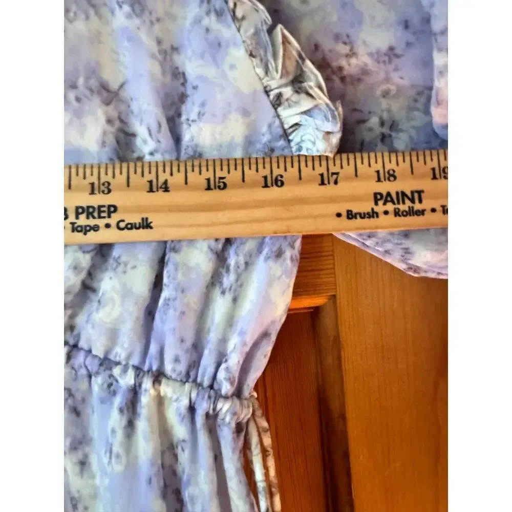 ASOS Prarie dress BEAUTIFUL 10 Deep V open back open lattice shoulder detail - Image 11