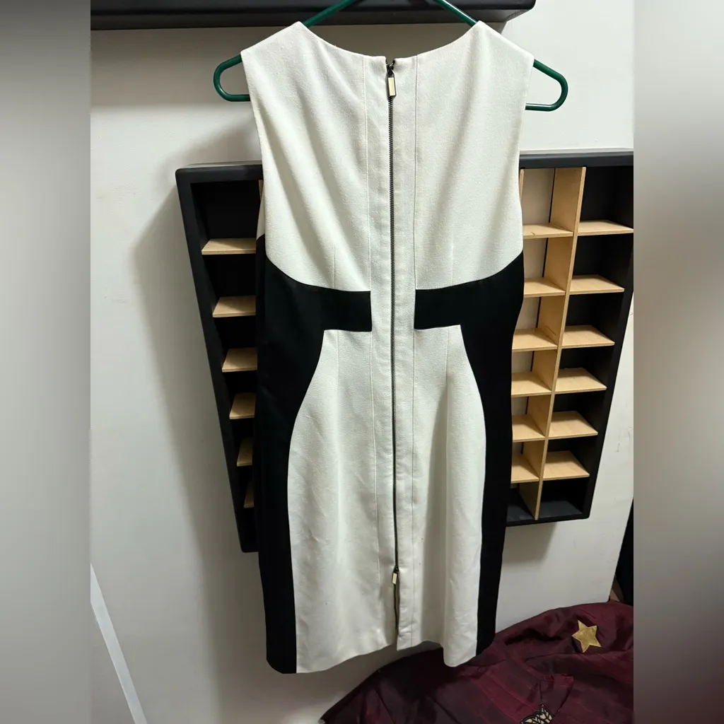 Mod office dress flattering hourglass Black Size 8 - Image 6