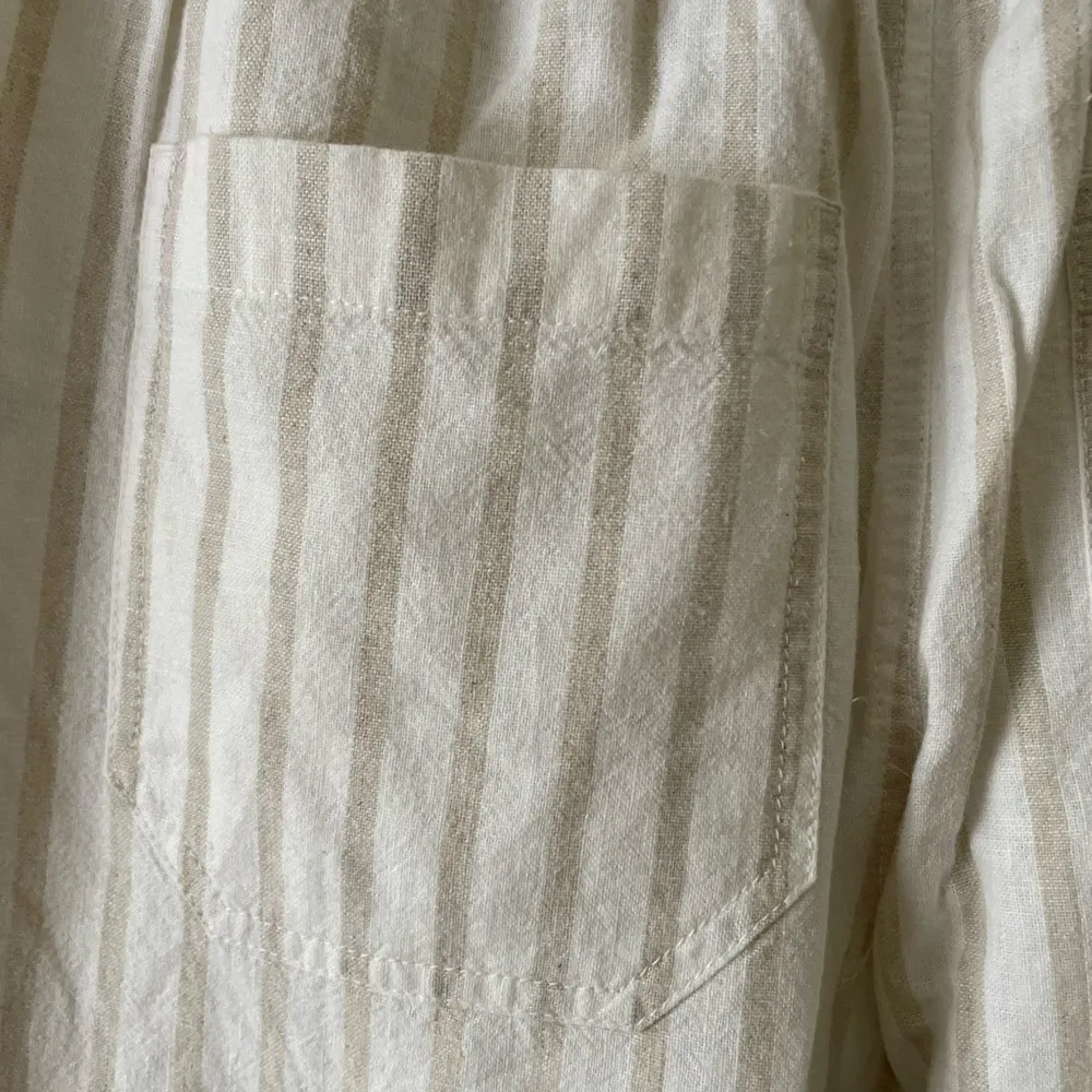 J. CREW Linen Cotton High Rise New Seaside Straight Leg Pant Stripe Size S NWT - Image 9