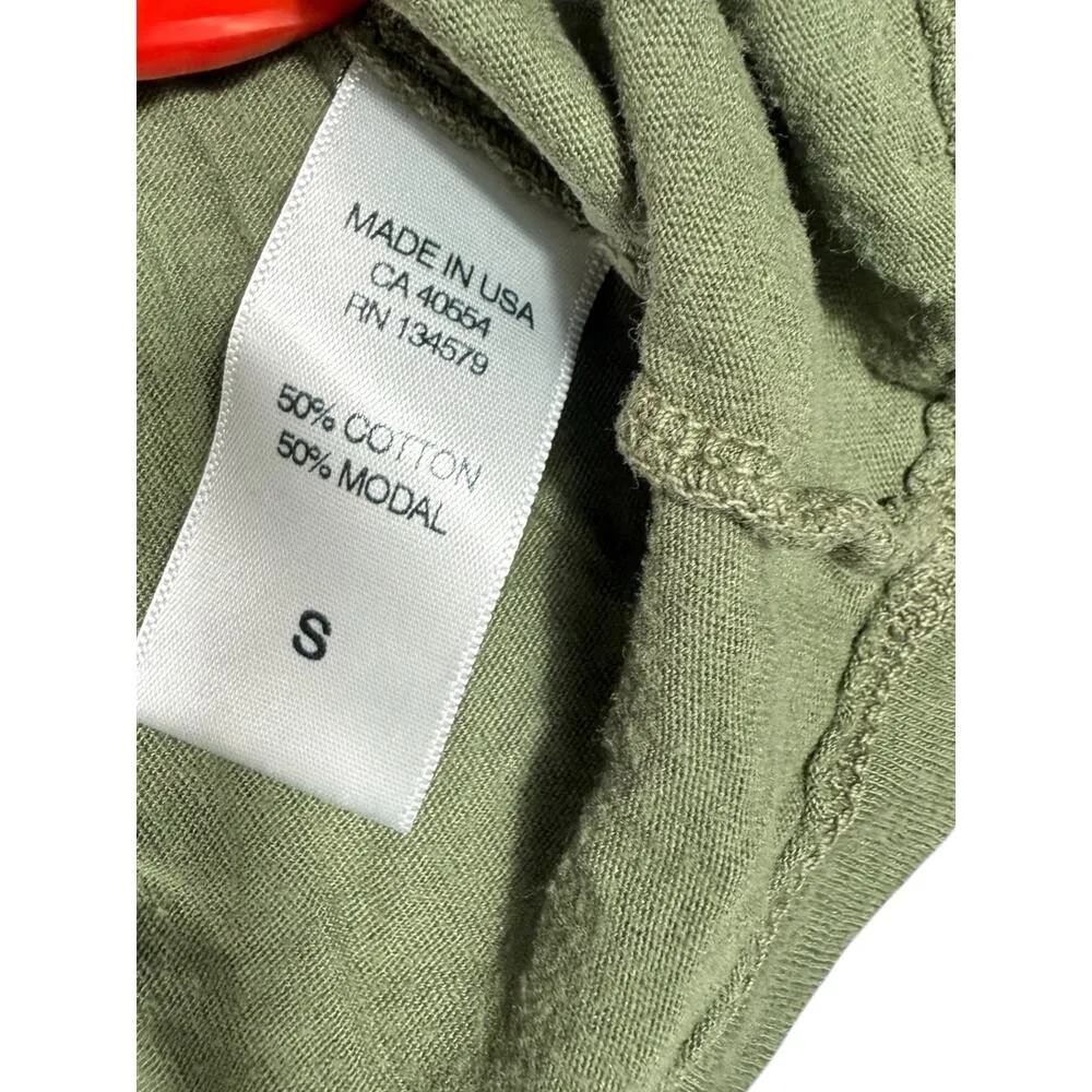 SoulCycle Green Distressed Muscle Tank Top Size Small - Image 2