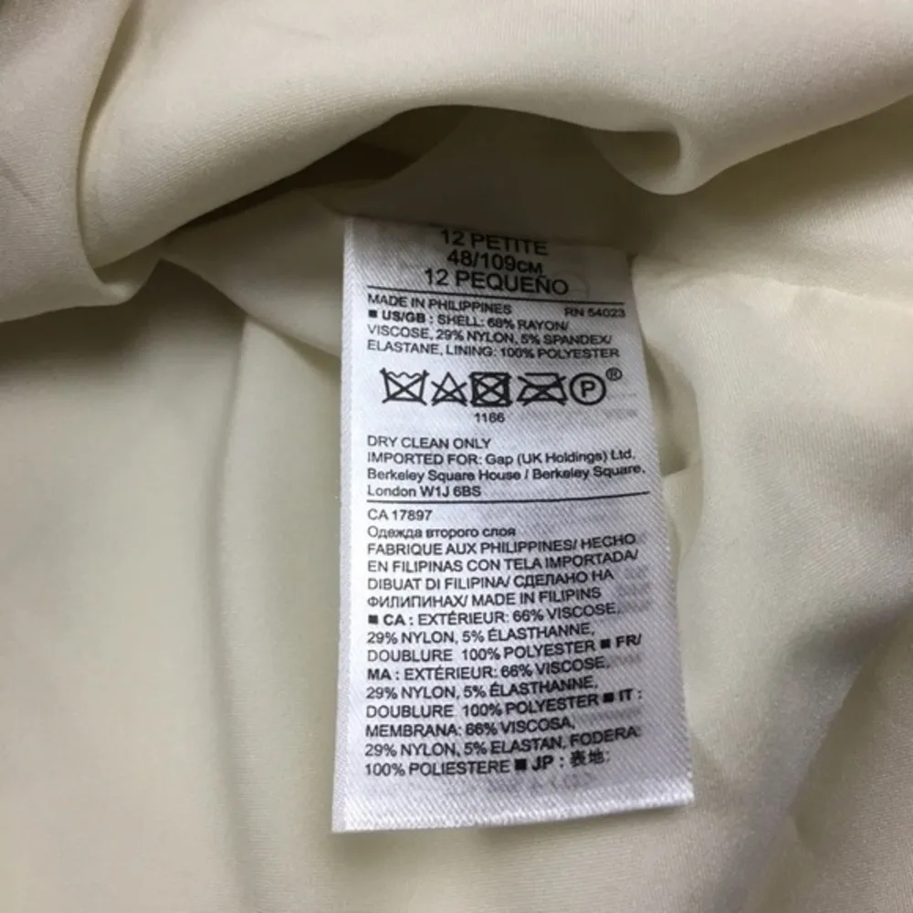 Banana Republic Petite Windowpane Stretch Sid Slit‎ Pencil Skirt Size 12 - Image 7