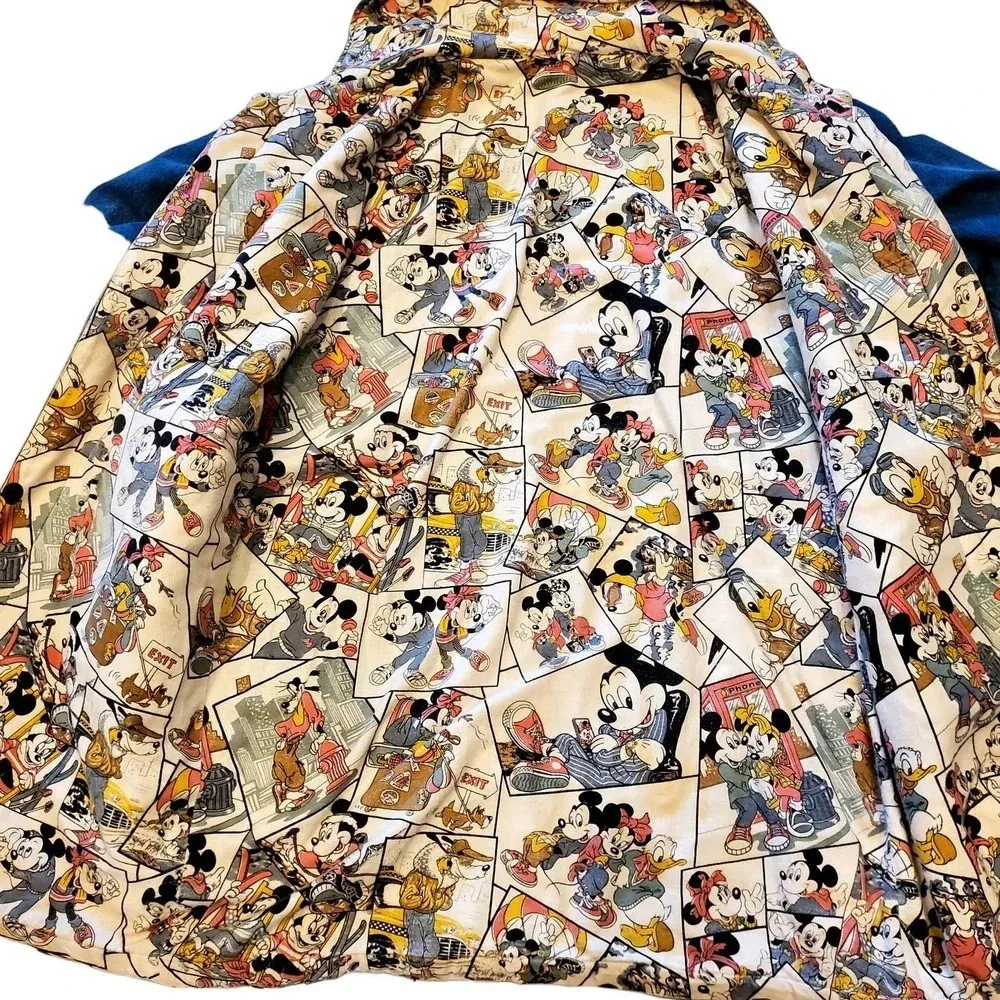 Disney Vintage Long Denim Coat with Toggle Buttons - Image 12