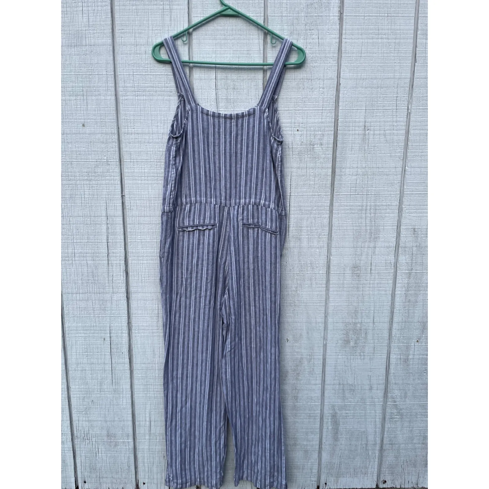 Rails Striped Jumpsuit Drawstring Waist Casual Sleeveless XS - Image 3