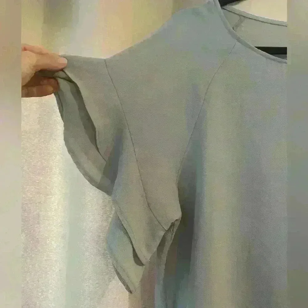 Women’s Gray Blouse - Image 2