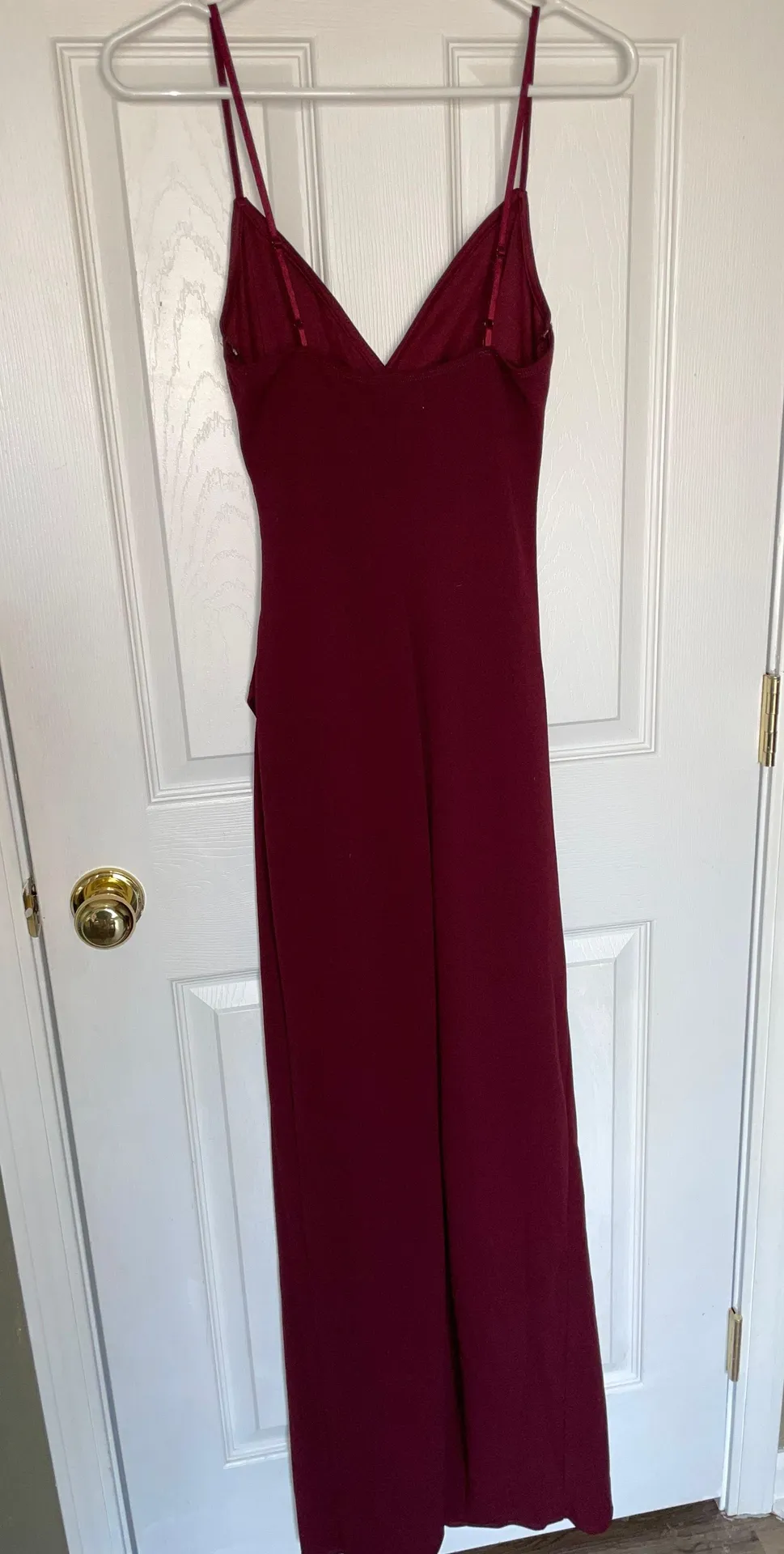 Maxi Bodycon Dress Burgundy (Small) - Image 4