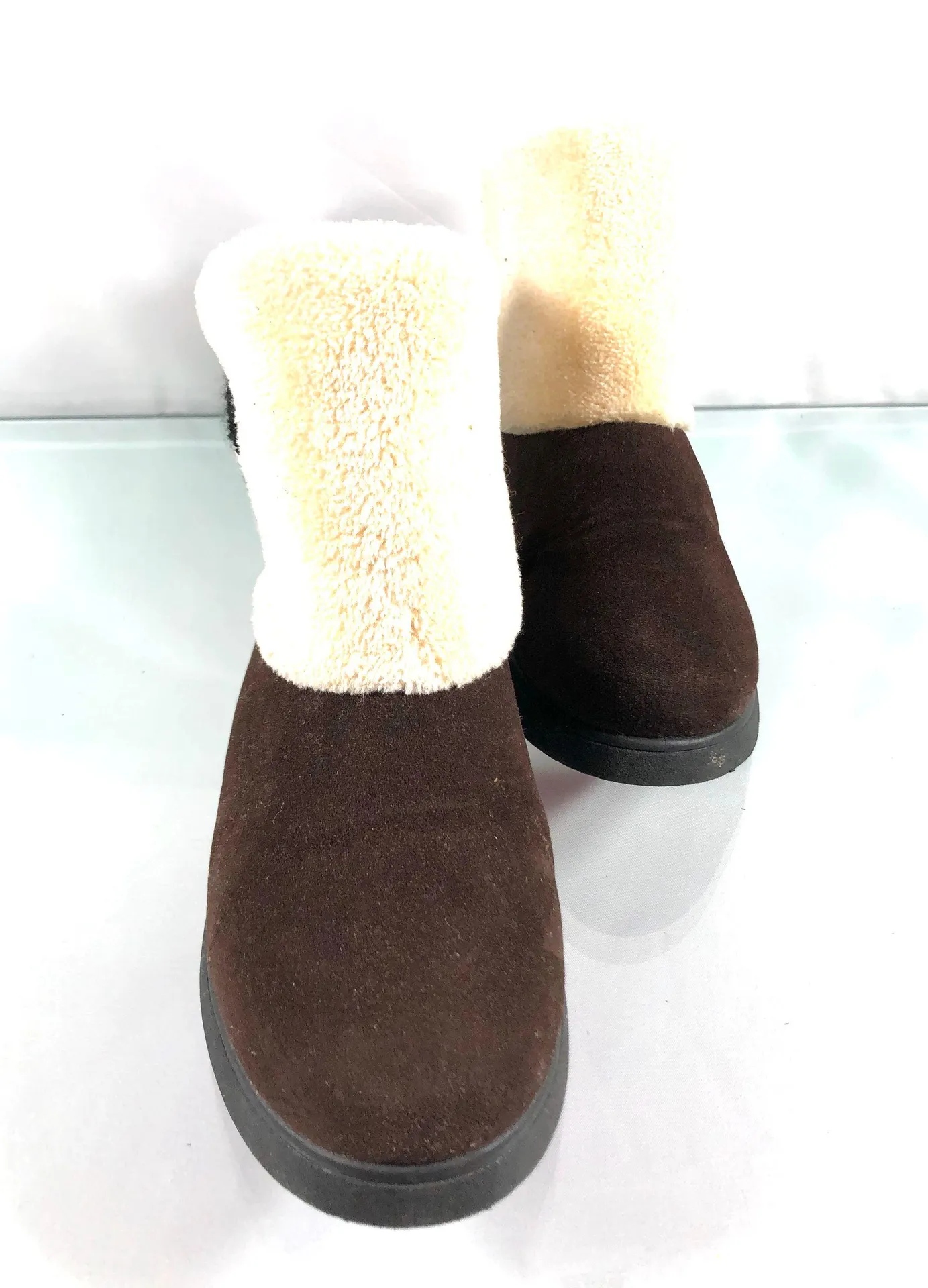 Warm Panda ankle booties Brown Size 7 - Image 7