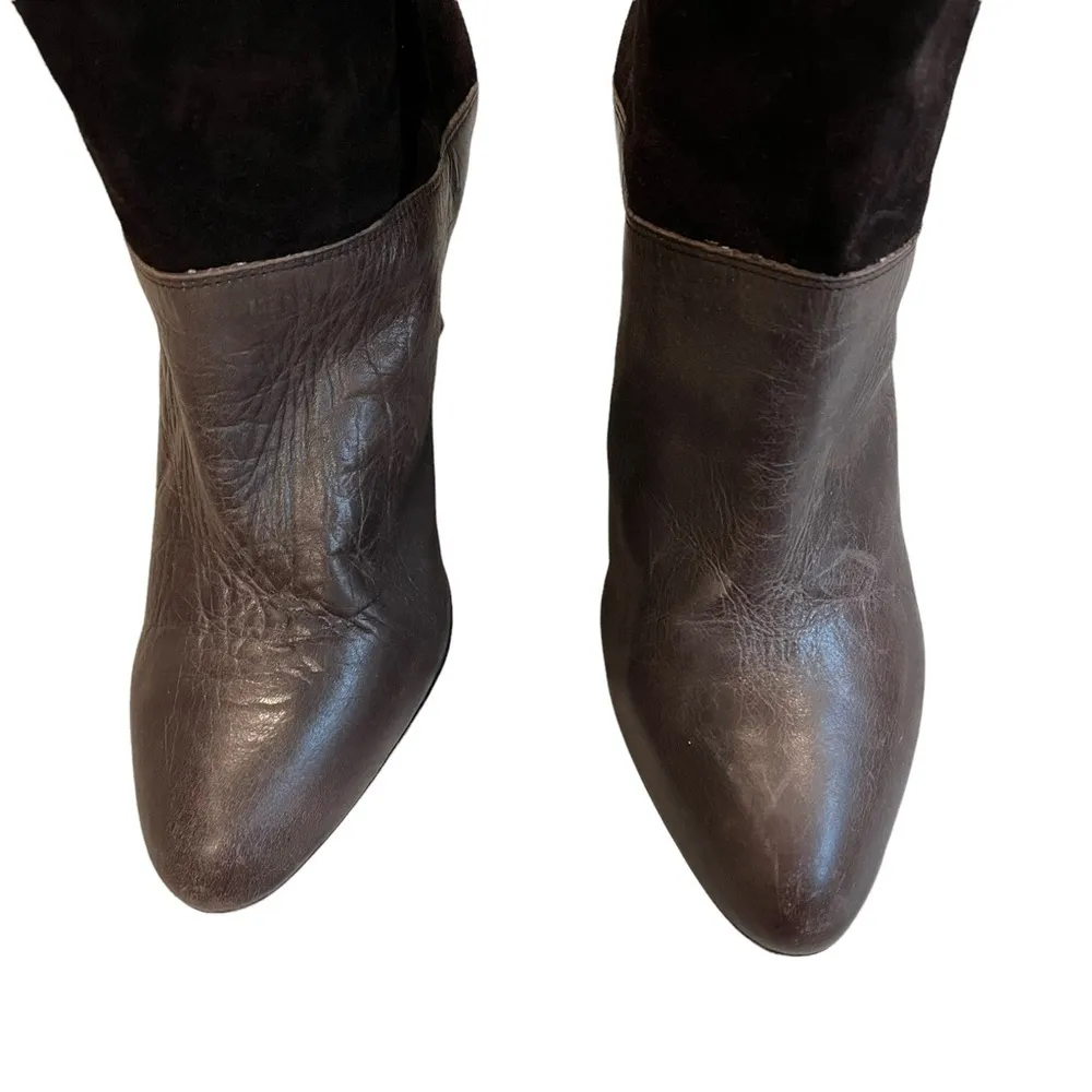 Vintage Gianni Bini Knee High Suede/Leather boots - Image 5