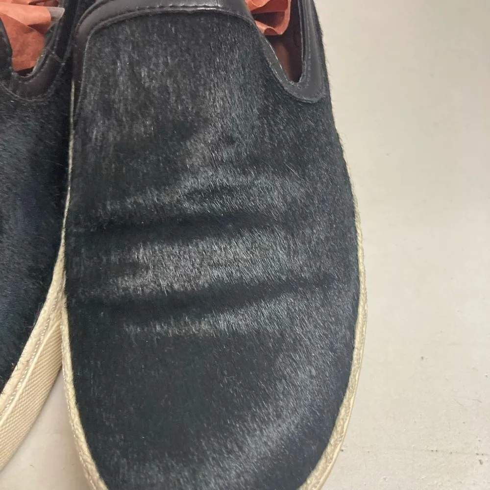 SAM EDELMAN Becker Slip On Loafer‎ Black Calf Hair Size 7.5 M - Image 4