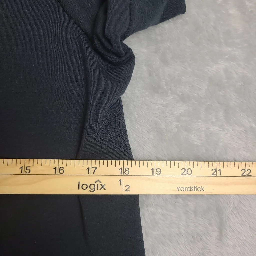 Women’s Under Armour‎ Rival Terry Crew Long Sleeve Large Shirt Black sweatshirt - Image 3