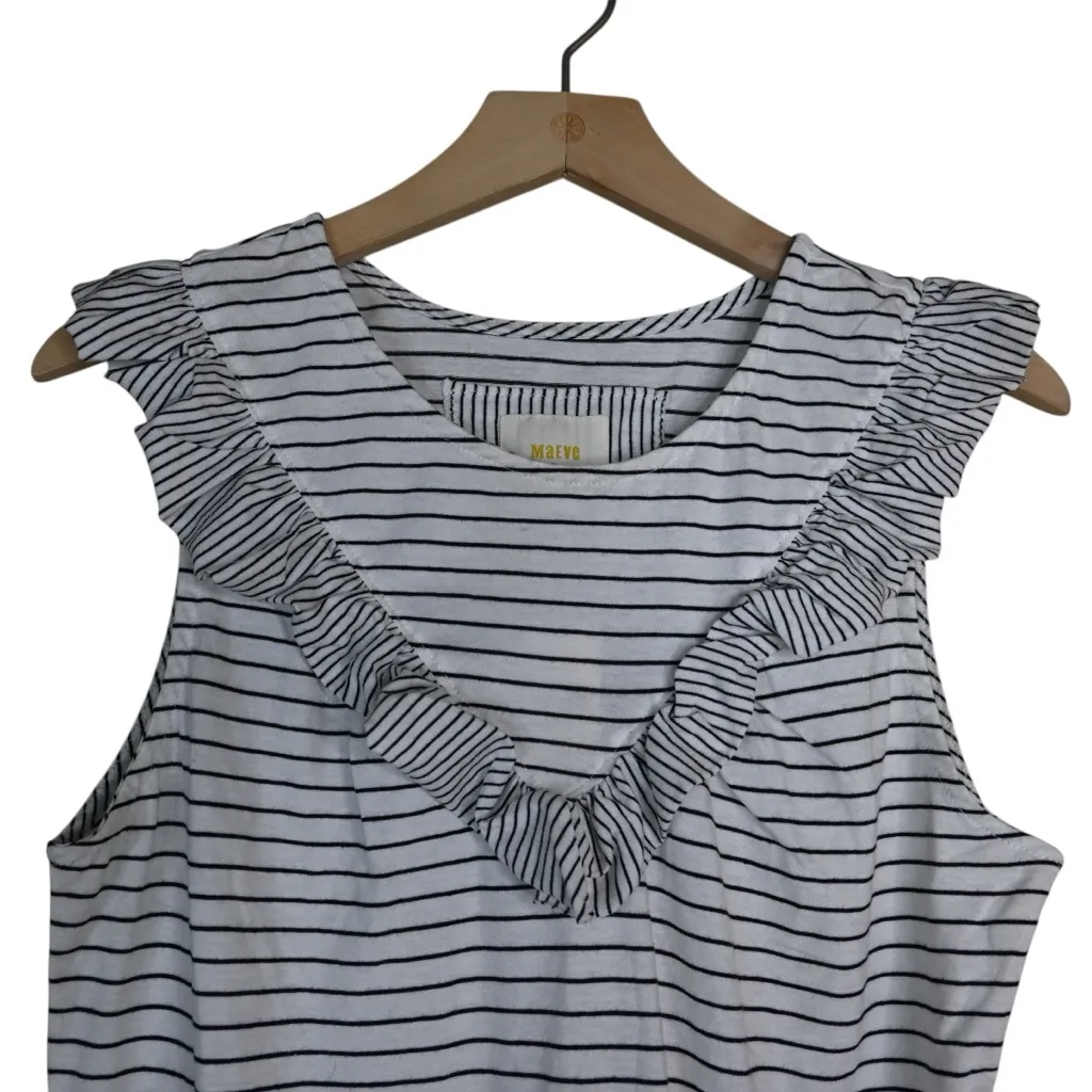 Anthropologie Women's M Maeve Kalama Ruffle Tank Top NEW - Image 6