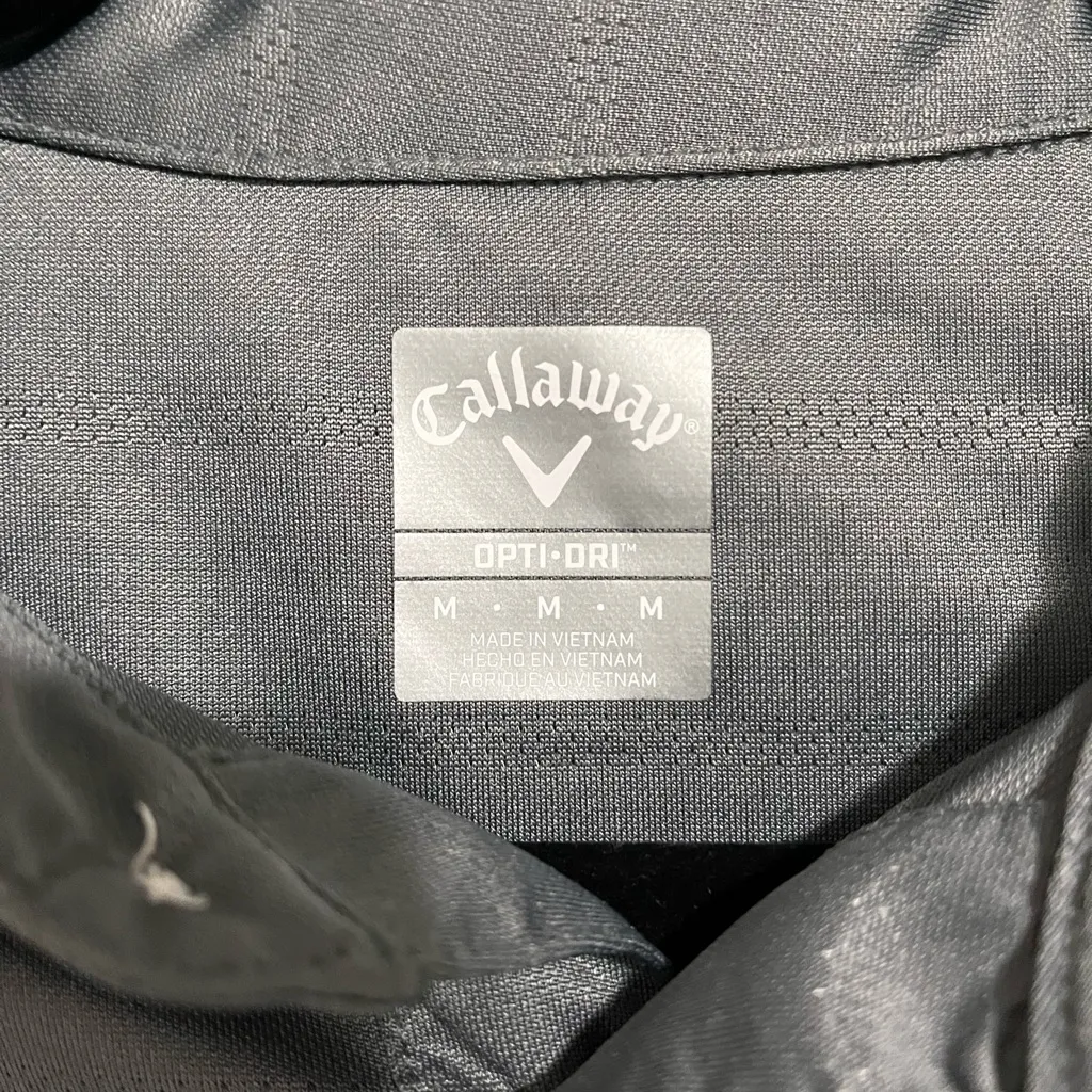 CALLAWAY Hyvee Fast & Fresh Opti-Dry Long Sleeve Polo Shirt Unisex Adult M EUC - Image 3