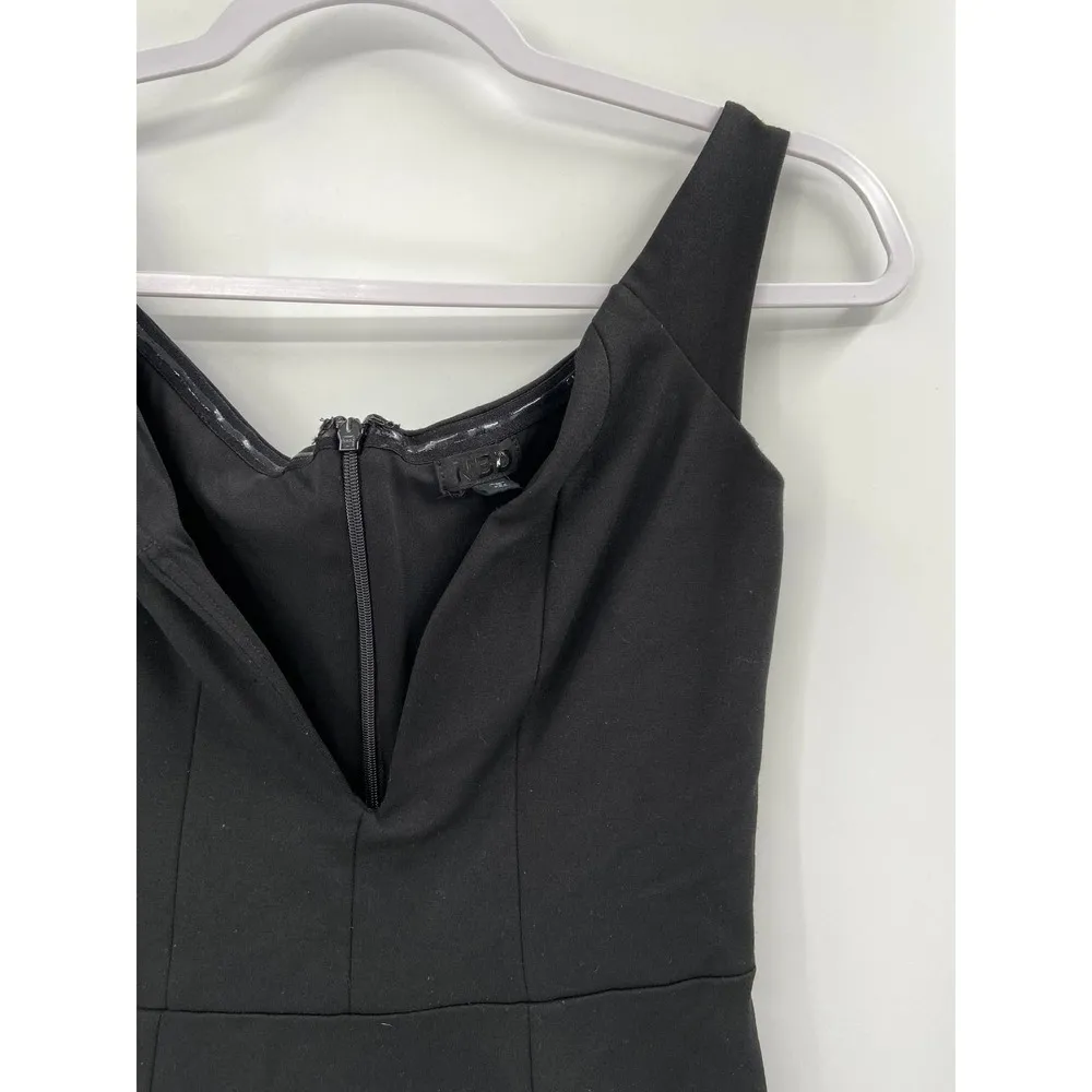 NBD Revolve Black Roni Mini Dress V Neck Size S - Image 4