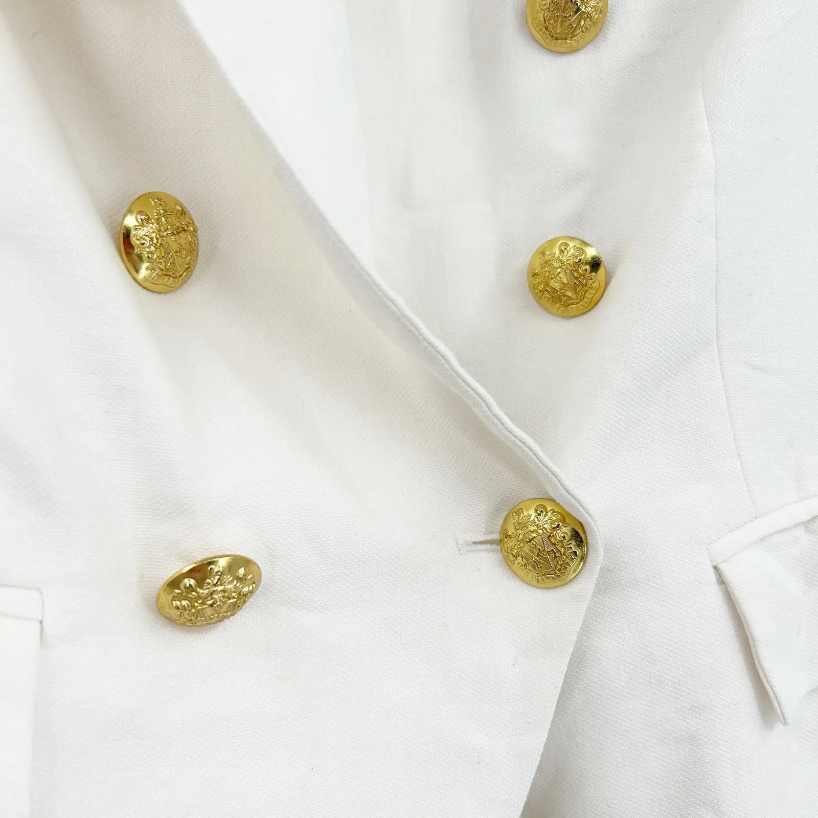 Veronica Beard Womens Career Miller Dickey Linen Double Breasted Blazer Jacket - Image 3