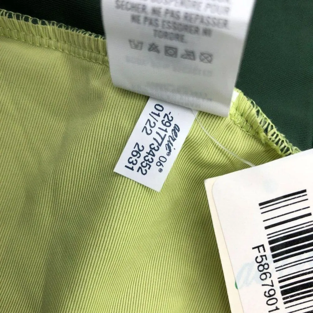 Aerie Bikini Bottom High Cut Cheeky Dark Green XL - Image 5