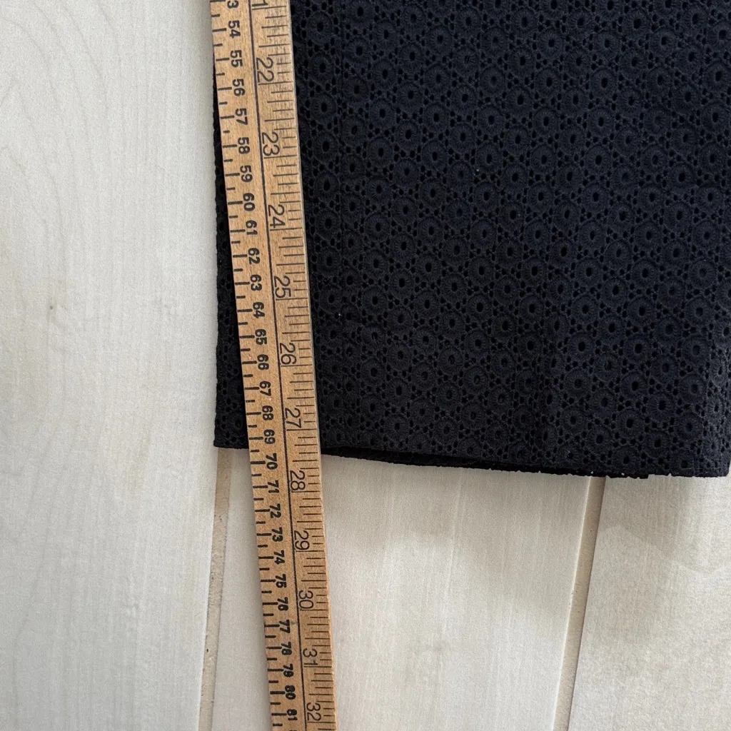 Doncaster Collection Elegant Black Eyelet Lined Women's Pants - Image 11