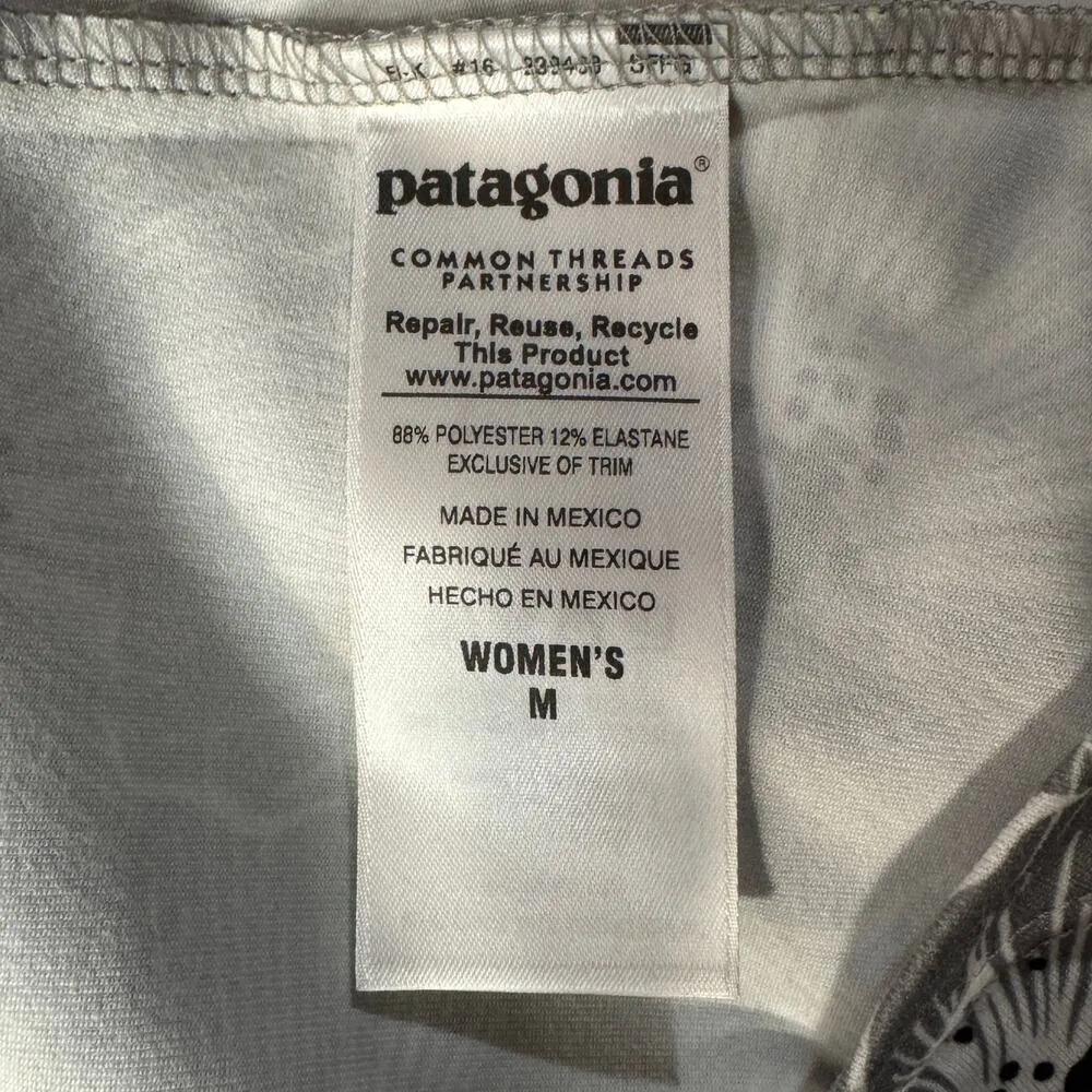 Patagonia Medium Morning Glory Dress Floral Stretch Cross-Back Straps Scoop Neck - Image 7