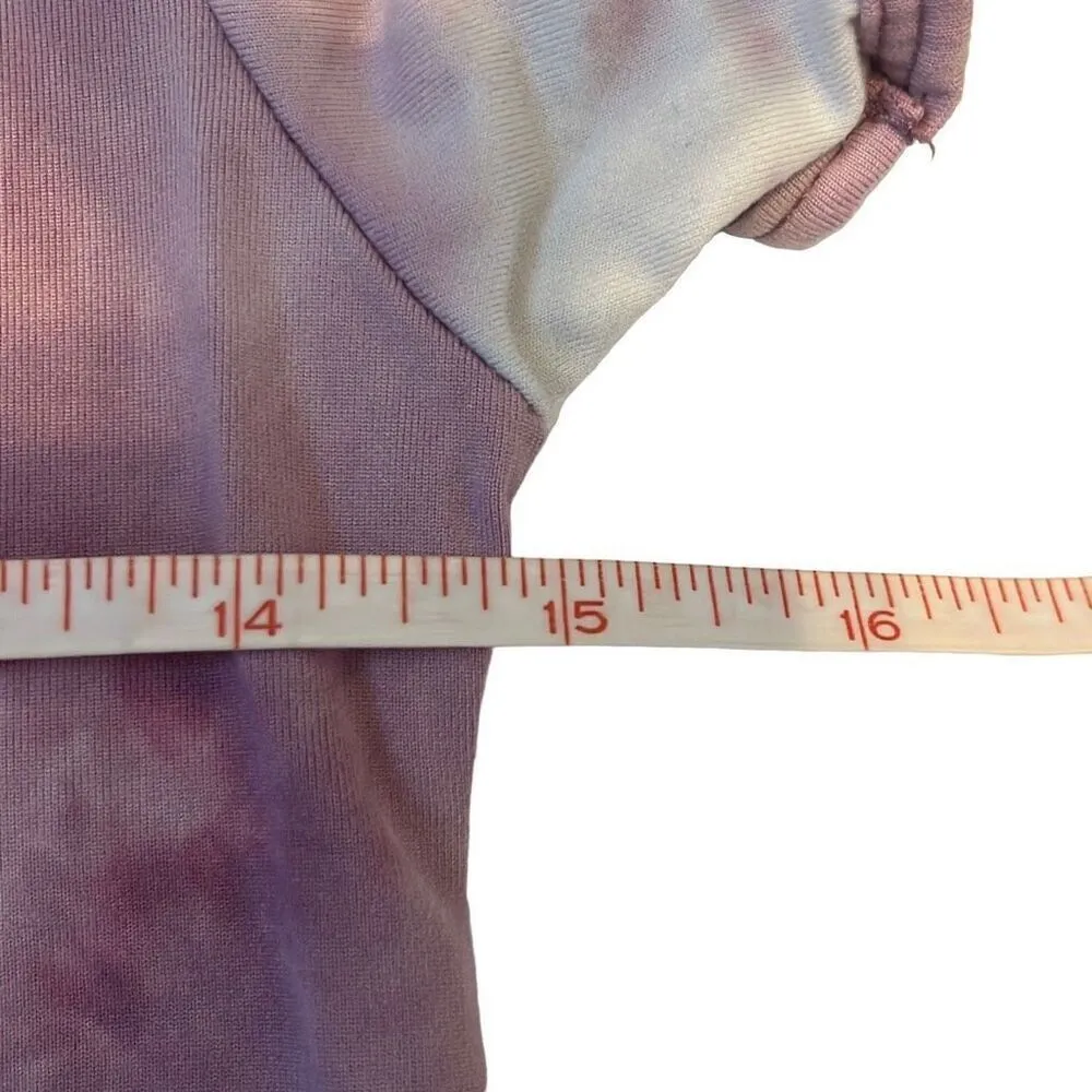 Riley & James Small Pink Cream Tie Dye Short Sleeve Shirt Boho Hippie Festival - Image 5