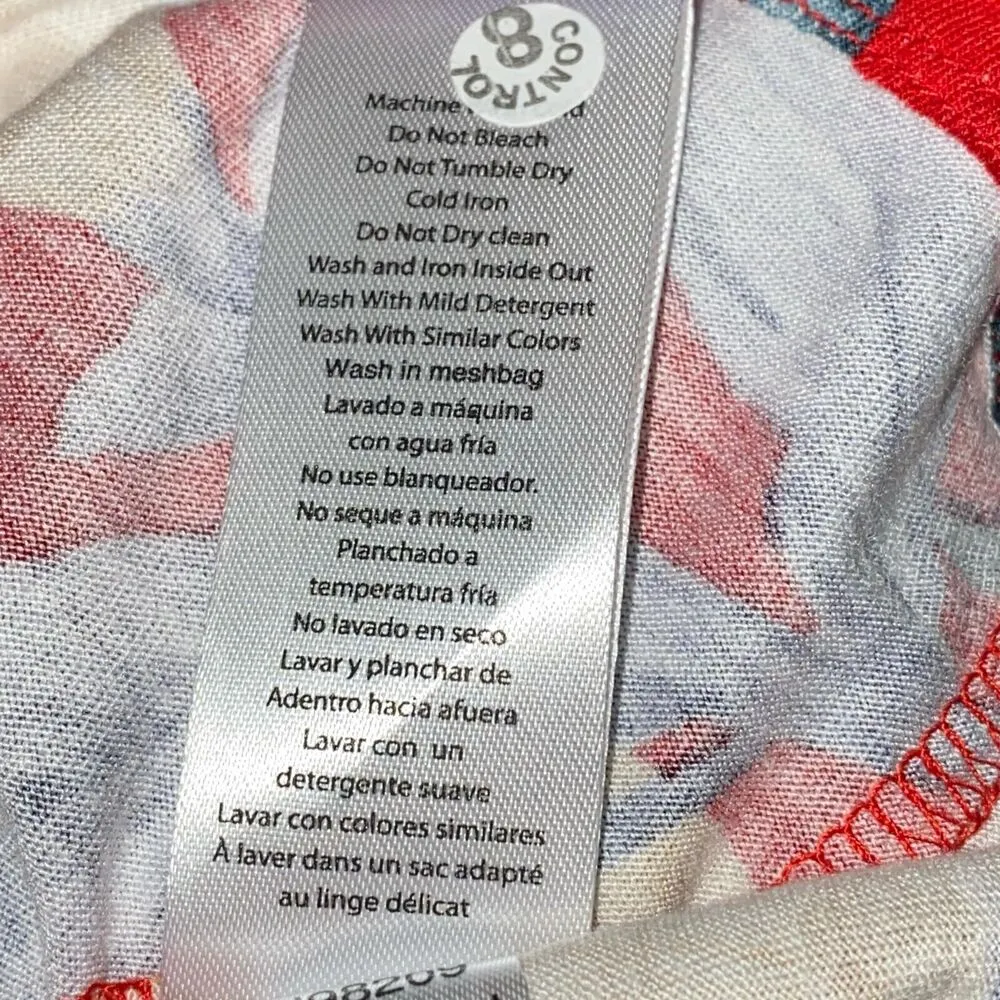 Lascana Venus Red Tropical Floral Dress Fit & Flare Hawaiian Women's Size M Size M - Image 7