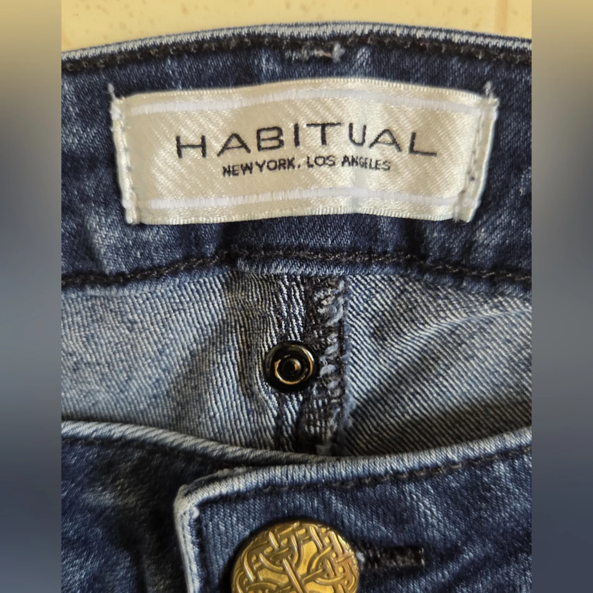 Habitual Dark Blue Skinny Jeans - Image 3