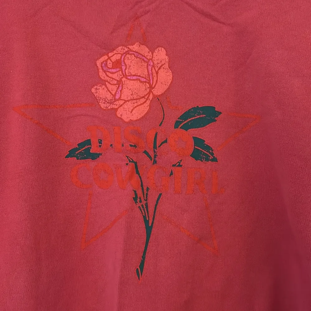 Disco Cowgirl Sweatshirt Red Size L - Image 2