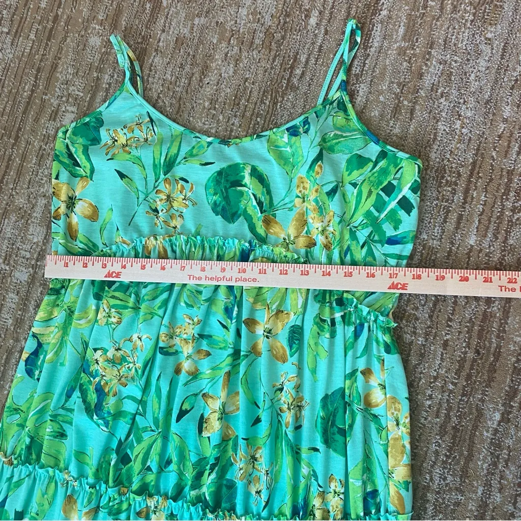 Emma & Michelle Spaghetti Strap Tiered Floral Dress XL - Image 11