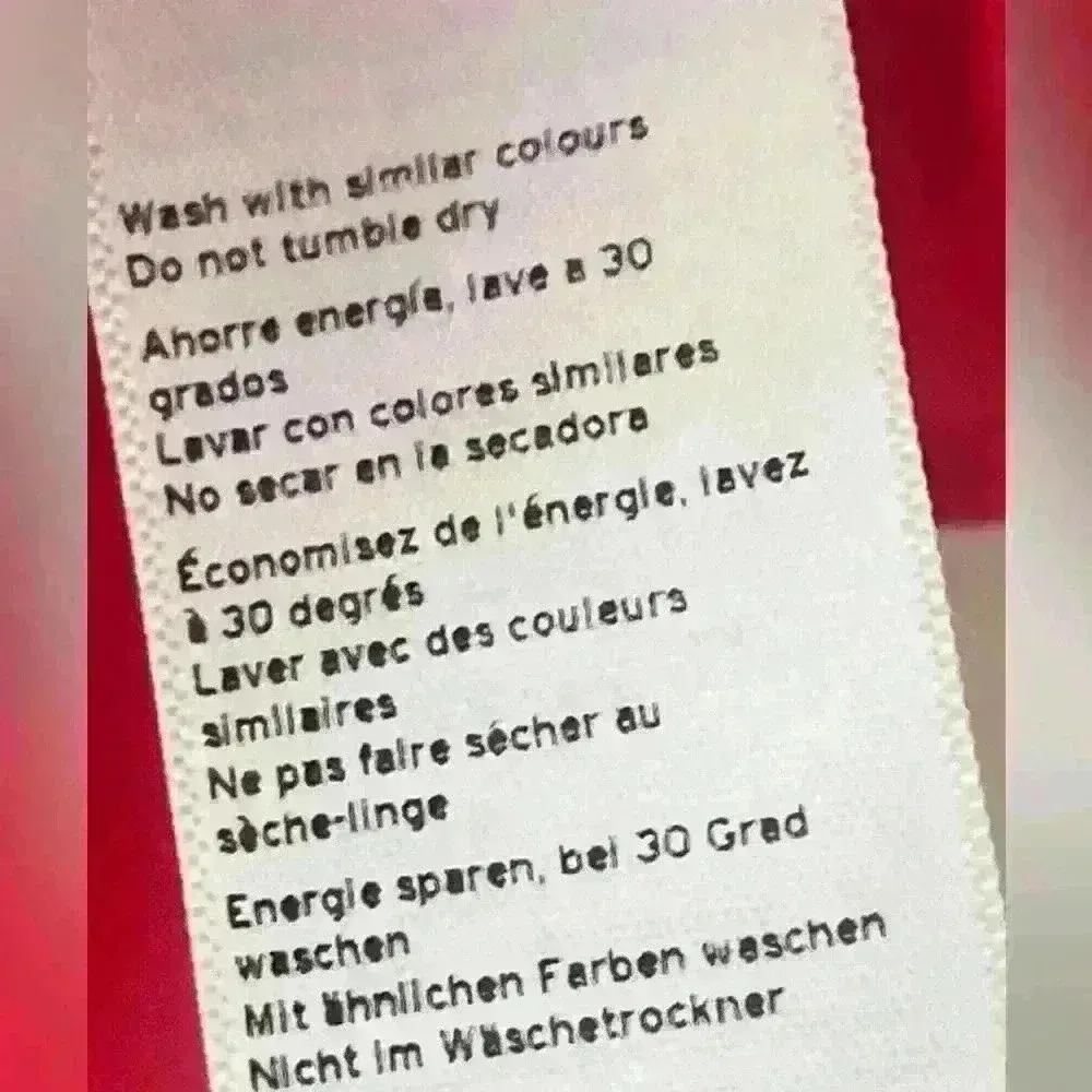 TOPSHOP Peplum Ruffle Blouse Hot Pink Crepe Top 3/4 Bell Sleeve Belt Size 4 - Image 12