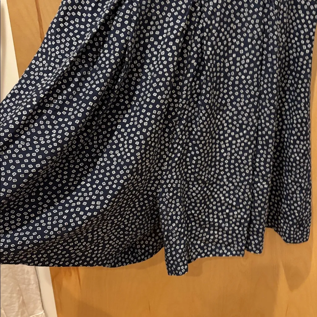 Vtg Express Romper 90s Patterned Culottes Size 7/8 - Image 4