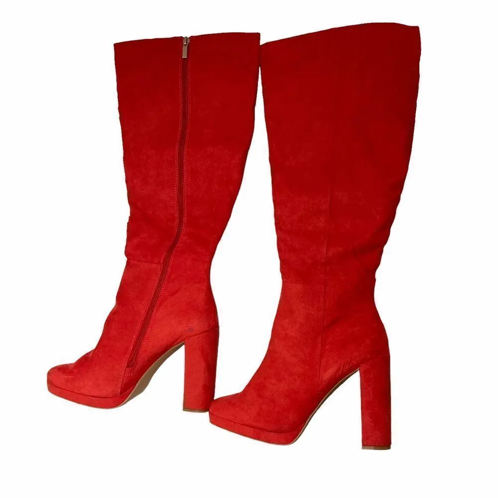  ‎JUST FAB Emmaline Platform Heeled Boot - Image 12