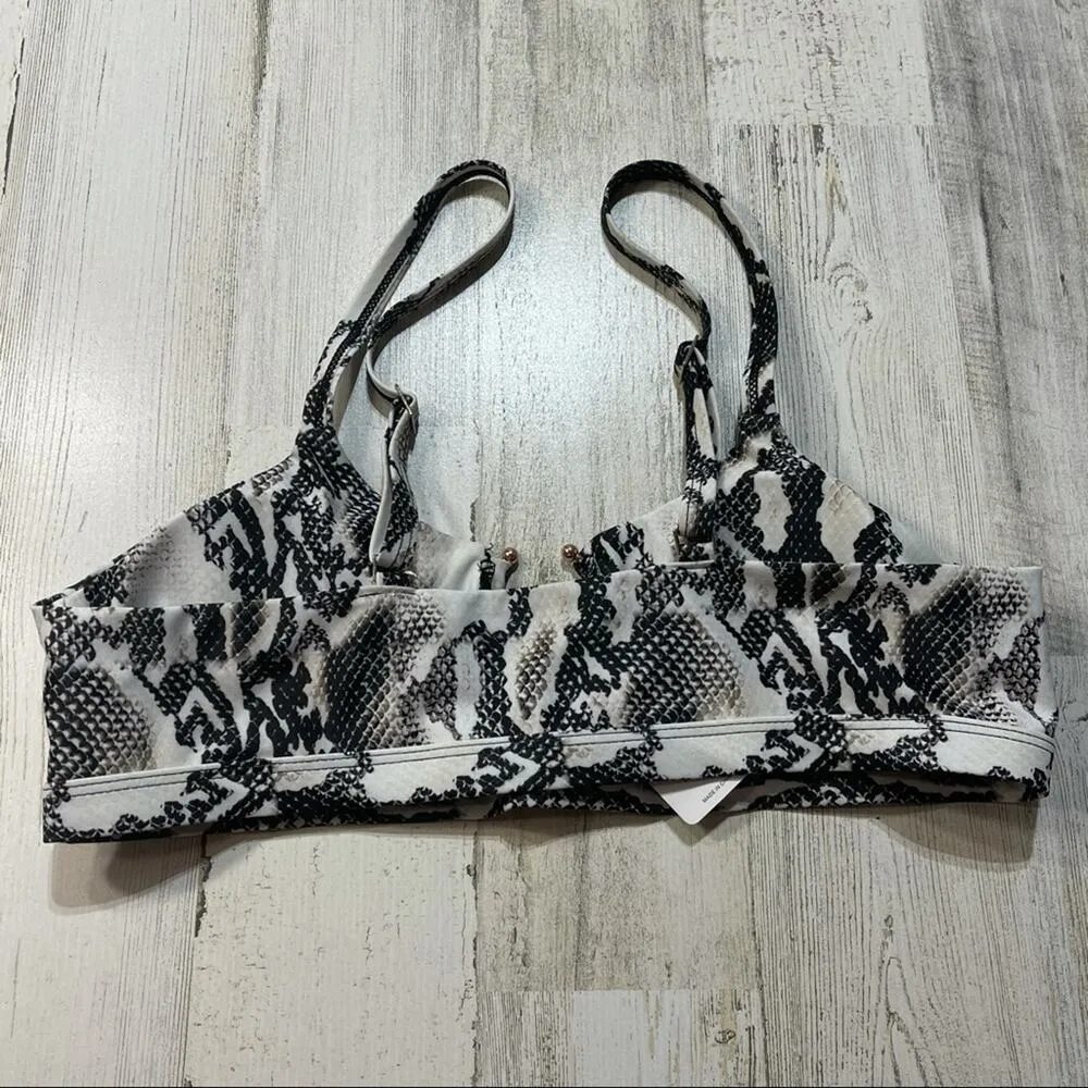 Ejsoyo Bikini Swimsuit Snake Print High - Image 4